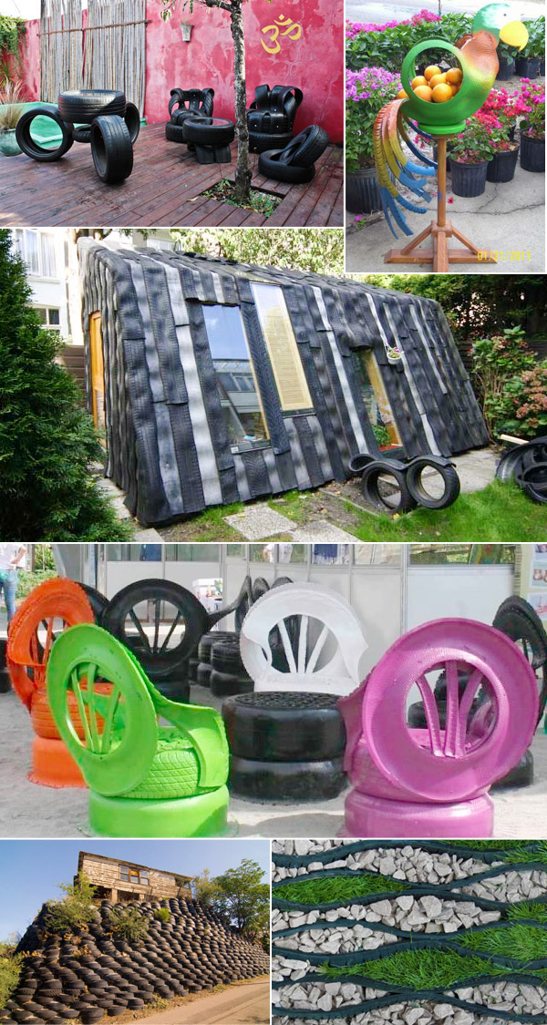 garden uses for scrap tires recycled tire uses for the garden