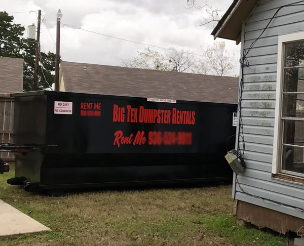 Big Tex Dumpster Rentals LLC