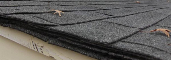 multiple layers of roofing shingles
